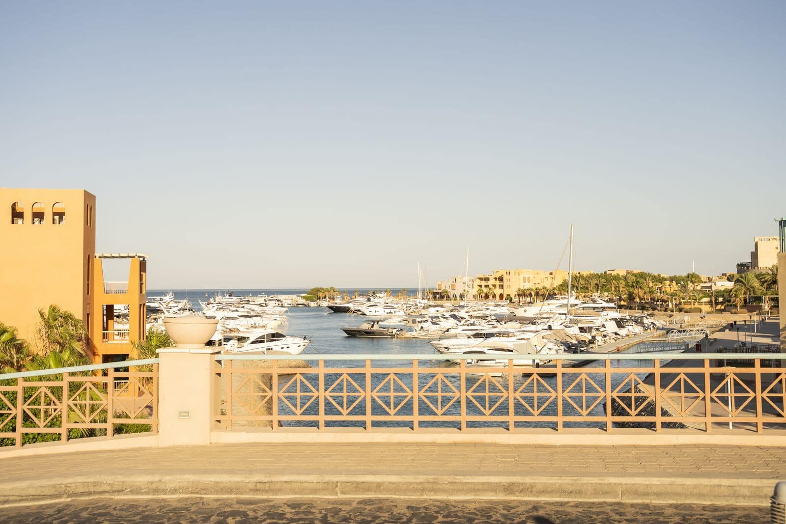 View over the El Gouna marina